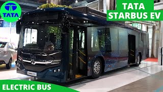 Tata Starbus EV  Full Electric Bus  Range Features Interiors  Tata Starbus EV Review  Tata EV [upl. by Itaws]