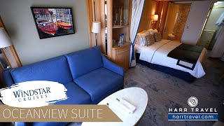 Windstar Star Breeze  Oceanview Suite Tour amp Review 4K  Windstar Cruises [upl. by Acinnej]