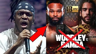 KSI Team Say Tyron Woodley V Paul Bamba Will NOT Happen [upl. by Scevor]