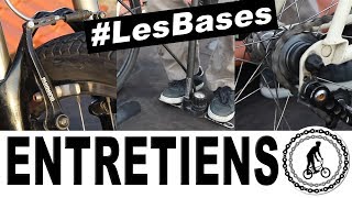 COMMENT ENTRETENIR UN VÉLO  freins chaîne et pneus 🔧 [upl. by Elsa]