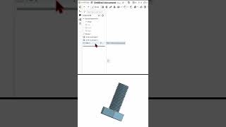 Custom Feature für Gewinde Erstellung 3ddruck 3dmodeling gewinde onshape onshapetutorial [upl. by Zolner873]