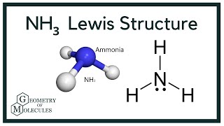 NH3 Lewis Structure Ammonia [upl. by Rehpotirhc]