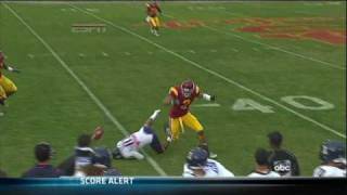 USC Taylor Mays Big Hits Arizona WR 2009 [upl. by Brebner673]