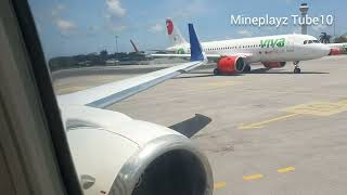 INSANE ROAR Magnicharters Boeing 737300 Takeoff from Cancun Intl June 2022 [upl. by Hobard]