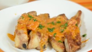 Costilla de Cerdo en Salsa de Cerveza  Recetas faciles [upl. by Akinet]