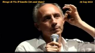 Marco Travaglio sulla trattativa StatoMafia e le intercettazioni di Napolitano 19Lug2012 [upl. by Anirod]