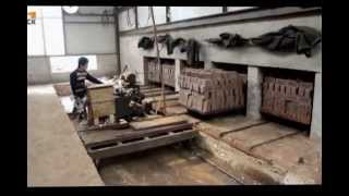 Hoffman Kiln with drying chamber from clay brick making line [upl. by Dimitri]