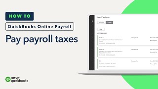 How to pay payroll taxes in QuickBooks Online Payroll [upl. by Gerek]