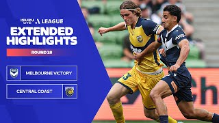 Melbourne Victory v Central Coast  Extended Highlights  Isuzu UTE ALeague 202324  Round 18 [upl. by Haelak]