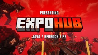 EXPOHUB  Public Minecraft Server Launch Trailer S1  RoyalPlayzYT [upl. by Nina]