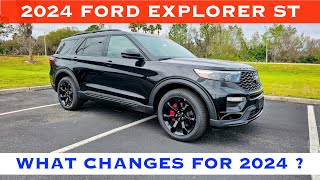 2024 Ford Explorer ST V6 BiTurbo  Whats New For 2024 or Wait for 2025  POV Review amp Test Drive [upl. by Noslrac]