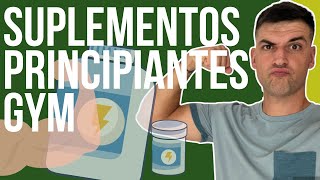 💪🏻 Suplementos para PRINCIPIANTES en el GYM [upl. by Medrek]