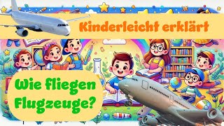 Wie fliegen Flugzeuge Kinderleicht erklärt [upl. by Gass]