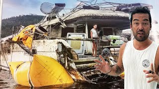 THE REALITY of buying a HURRICANE DAMAGED BOAT 👀  Episode 253 [upl. by Hnahc]