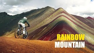 Rainbow Mountain on Bike Cusco  Peru  Explore Rainbow Mountain Expeditions on Bike [upl. by Mccarthy121]