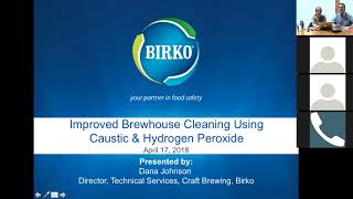 Brewhouse Cleaning Using Caustic and Hydrogen Peroxide [upl. by Barcellona176]