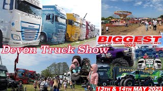 DEVON TRUCK SHOW 2023  Honiton Showground [upl. by Annerol]