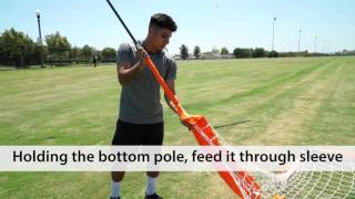 Bownet Soccer Goal 7x21 Set Up Video [upl. by Lemkul659]