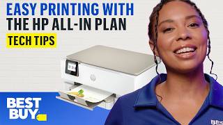 Automatic Ink Delivery and 247 Support with the HP AllIn Plan – Tech Tips from Best Buy [upl. by Clarke]