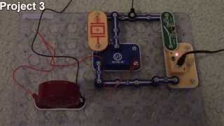 ELENCO Snap Circuits Projects 1  10 [upl. by Robenia]