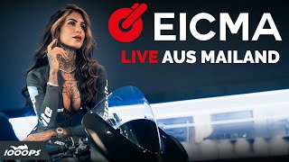 LIVE von der EICMA  Motorrad Neuheiten 2024 und andere Highlights [upl. by Yrret800]