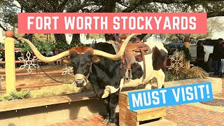 Exploring DFW Fort Worth Stockyards Texas Experience [upl. by Okimuy]