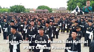 Ini Gerak Pencak Silat Kolosal PSHT yang meraih Rekor Dunia [upl. by Oirasec]