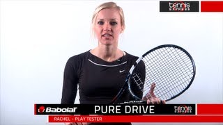 Tennis Express  Babolat Pure Drive Racquet Review [upl. by Arerrac]