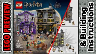 PREVIEW 76439 LEGO Harry Potter Ollivanders amp Madam Malkins Robes​ amp Building Instructions 2024 [upl. by Conn]