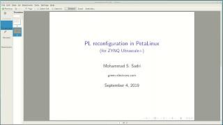 ZYNQ Ultrascale PL Reconfiguration Under PetaLinux [upl. by Nylrem326]