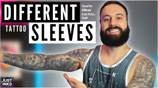 The Different Types Of TATTOO SLEEVES  Which one is the best [upl. by Cocks]