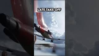 Late Airplane Take Off Near Boeing 727 Crash shorts [upl. by Rehportsirhc]