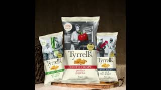 Tyrrells Lentil Crisps Perfect Paprika [upl. by Kitchen]