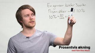 Prosentvis økning [upl. by Kyle]