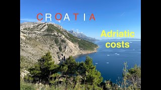 4K DRIVE FROM PRIMOSTEN TO SPLIT ADRIATIC COSTS CROATIA 2024 [upl. by Atsed]