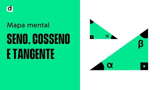 📐SENO COSSENO E TANGENTE  Matemática  Quer Que Desenhe  Descomplica [upl. by Lira]