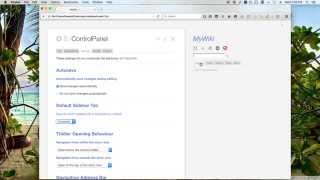 TiddlyWiki Tutorial 02  Creating a Contents Tab in TiddlyWiki [upl. by Ferrand743]