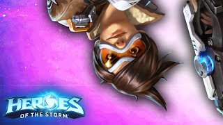 Tracer Is Untouchable  Heroes of the Storm Hots Tracer Gameplay [upl. by Alyworth]