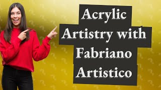 How Does Fabriano Artistico Paper Perform for Acrylic Painting [upl. by Tucker523]