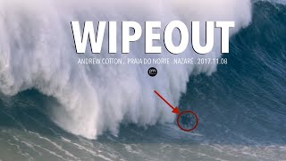 Andrew Cottons BIGGEST WIPEOUT of the Year  WSL Big Wave Awards Winner 20172018 [upl. by Akeryt757]