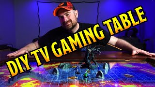 How To Build A DIY TV Gaming Table [upl. by Nesahc]