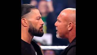 Roman Reigns vs Goldberg Universal Title Match WWE Elimination Chamber 2022 💯 wwe wrestling [upl. by Eevets]