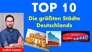 Die größten Städte Deutschlands  TOP 10  Allgemeinwissen [upl. by Hosea]