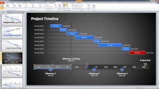 PowerPoint Projekt Zeitstrahl  Timeline [upl. by Sonafets]