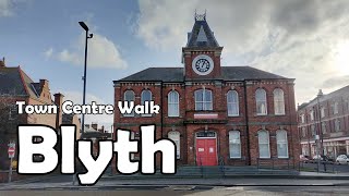 Blyth Northumberland【4K】 Town Centre Walk 2021 [upl. by Attenyl944]