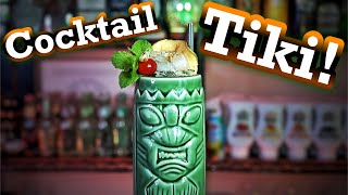 🗿 Coctel Mai Tai TIKI  RECETA🌴 [upl. by Fulbright638]