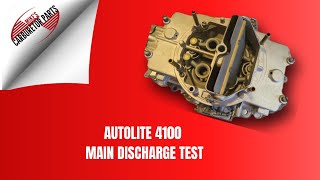 Autolite 4100 Carburetor  Testing The Check Ball [upl. by Rudolf]