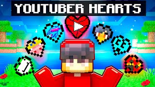 Cash Has YOUTUBER Hearts in Minecraft [upl. by Adnoyek]