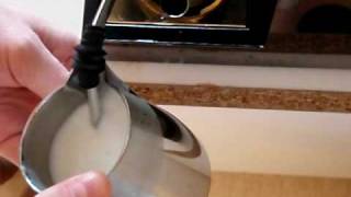 How to froth milk with Gaggia Classic [upl. by Euqinimod]