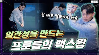 일관성을 만들어주는 프로들의 백스윙 TIP [upl. by Marrilee272]